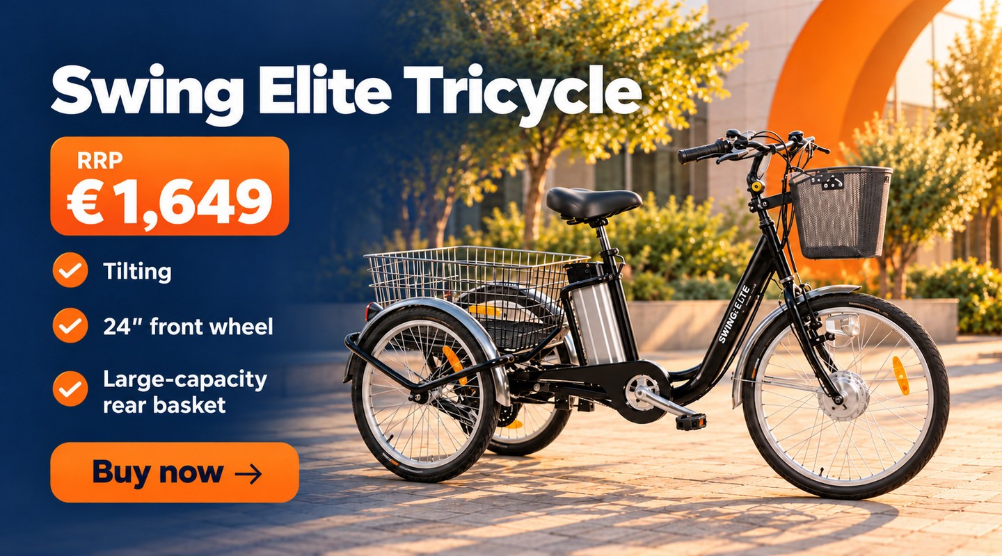 CicloTEK Swing ELITE Plus Electric Tricycle